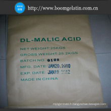 Acide Dl-Malique de haute qualité en poudre fine dans les régulateurs d&#39;acidité
